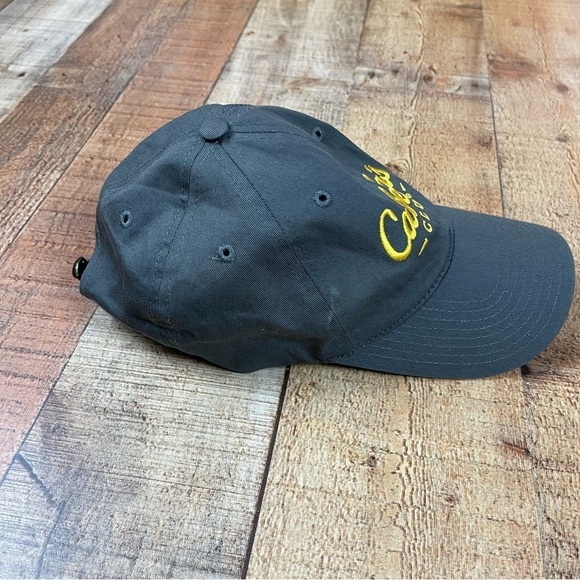 Cabela's Club Adjustable Baseball Cap Hat Grey Yellow One Size Fits Most Outdoor - Picture 6 of 6